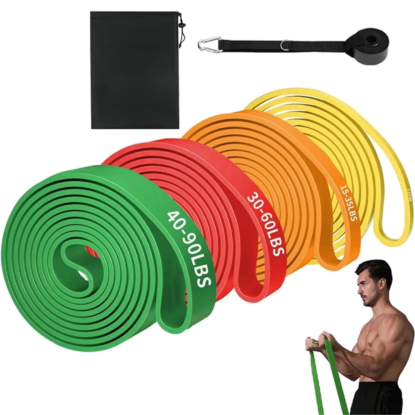 Gomas Elasticas Musculacion Bandas De Resistencia Al Ejercicio | Expansor elástico del equipo de la aptitud del entrenamiento for el gimnasio en casa