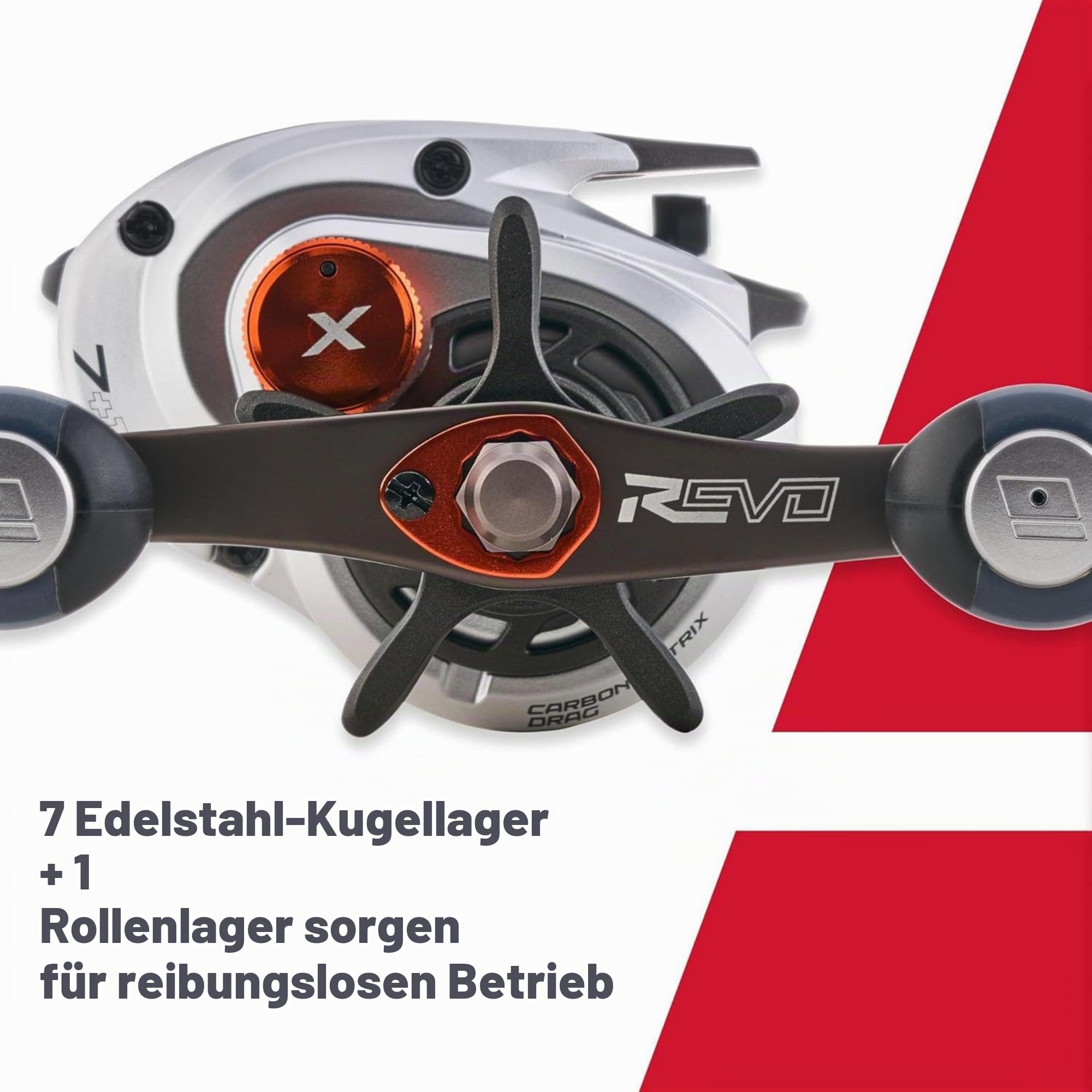 Abu Garcia Revo X Low Profile Baitcast Fishing Reel