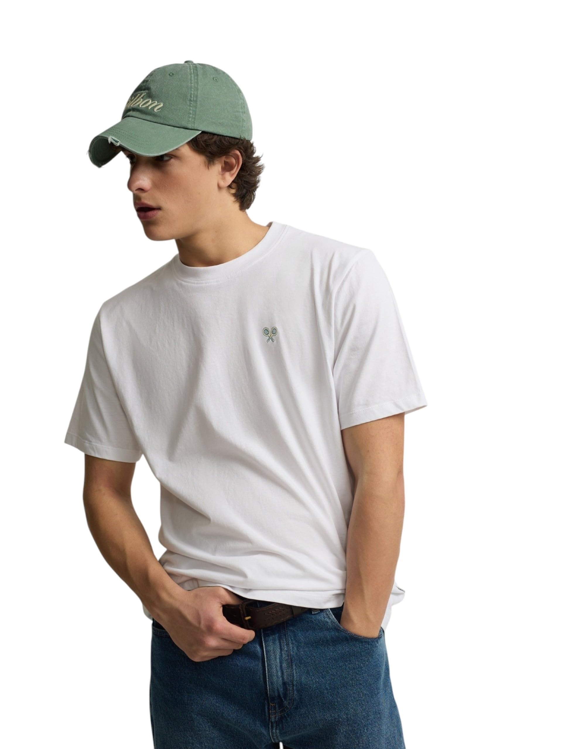 SILBON Apres Tennis T-Shirt, White, XXL/3XL