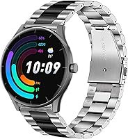 Vista 1 de Compatible con correas de reloj inteligente Mingtawn, correas de repuesto de metal de acero inoxidable Lamshaw compatibles con reloj inteligente