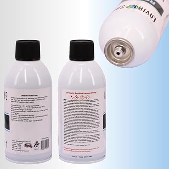 R600a Refrigerant - 6oz Upright Self Sealing Style Top for HVAC & Refrigeration Use | 99.7% Purity | EPA Approved Hydrocarbon (3 Cans Only)