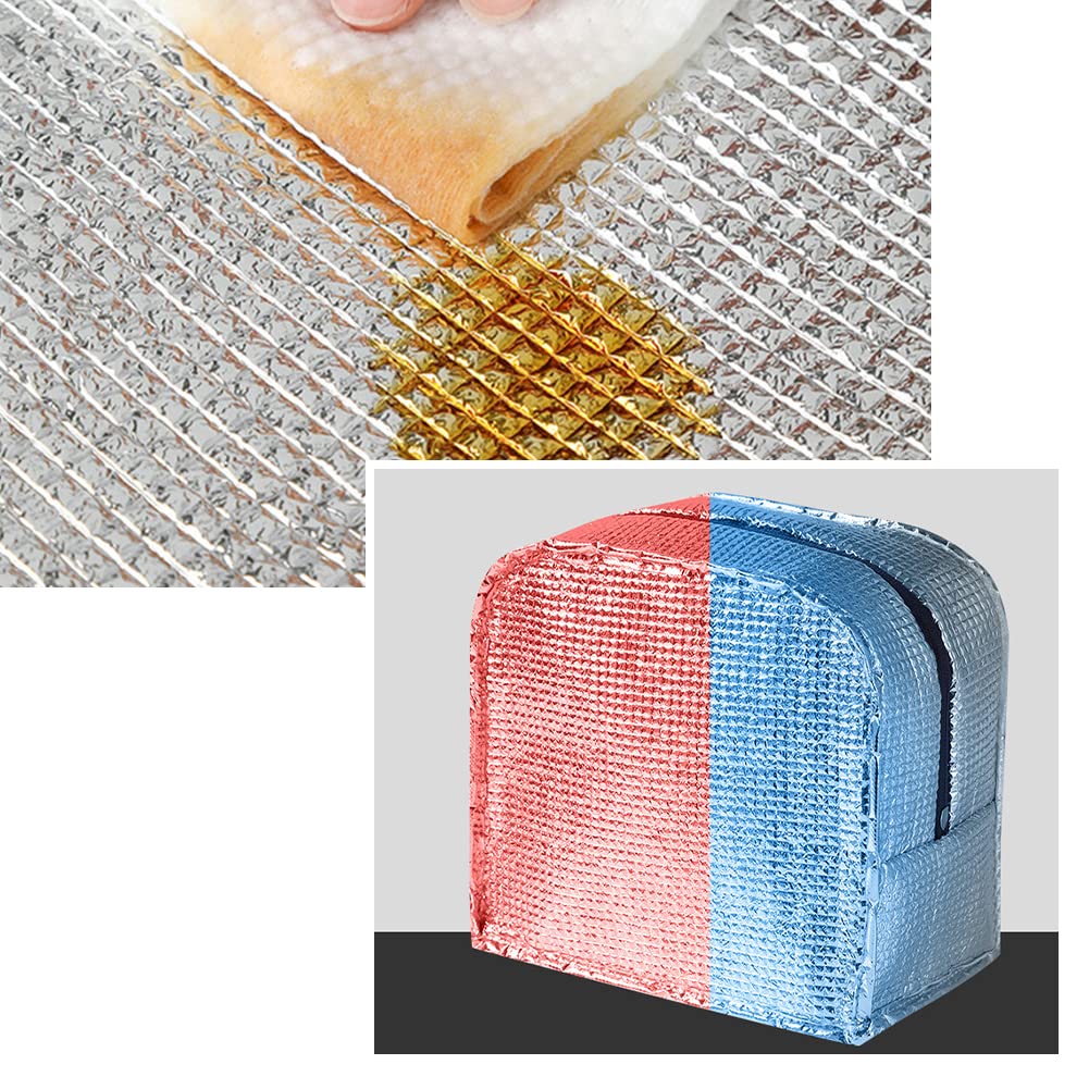 Sac Isotherme Repas BAOSROY - Lunch Box Portable Avec Feuille D'Aluminium - Pour Bureau, École, Pique-nique - Imperméable Et Garde Au Chaud/Froid