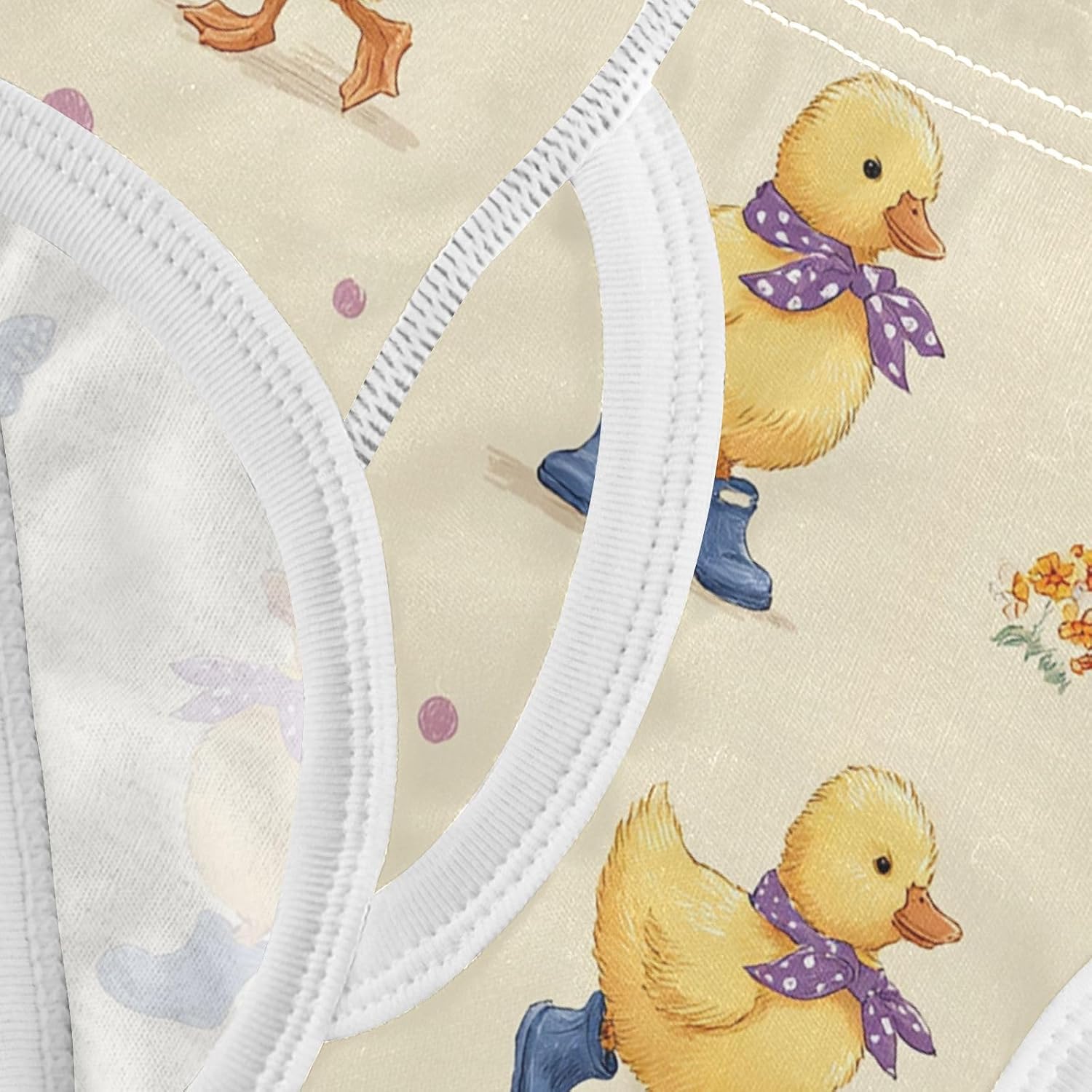 visesunny Yellow Duck Butterfly Potty Training Underwear Boys Toddler Cotton Soft Brief Size 2T-8Y for Kids 2-8Y