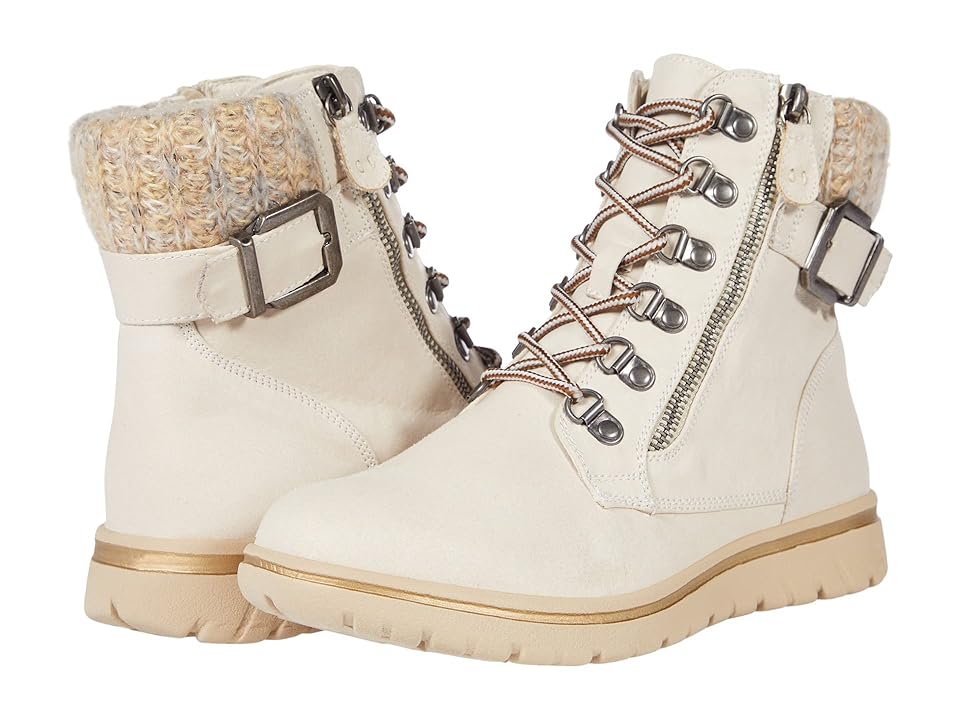 Cliffs by White Mountain Hearty (Winter White/Fabric/Sweater) Women's Boots INTERNATIONAL SHIPPING