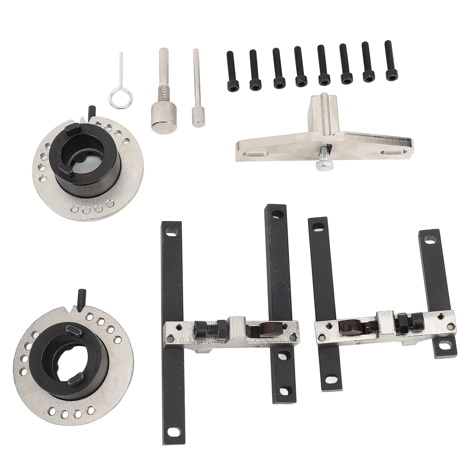 Kit de Herramientas de Sincronización del Motor Construcción de Metal de Larga Duración Herramientas de Ajuste de Bloqueo de Sincronización Portátiles Alineación del árbol de