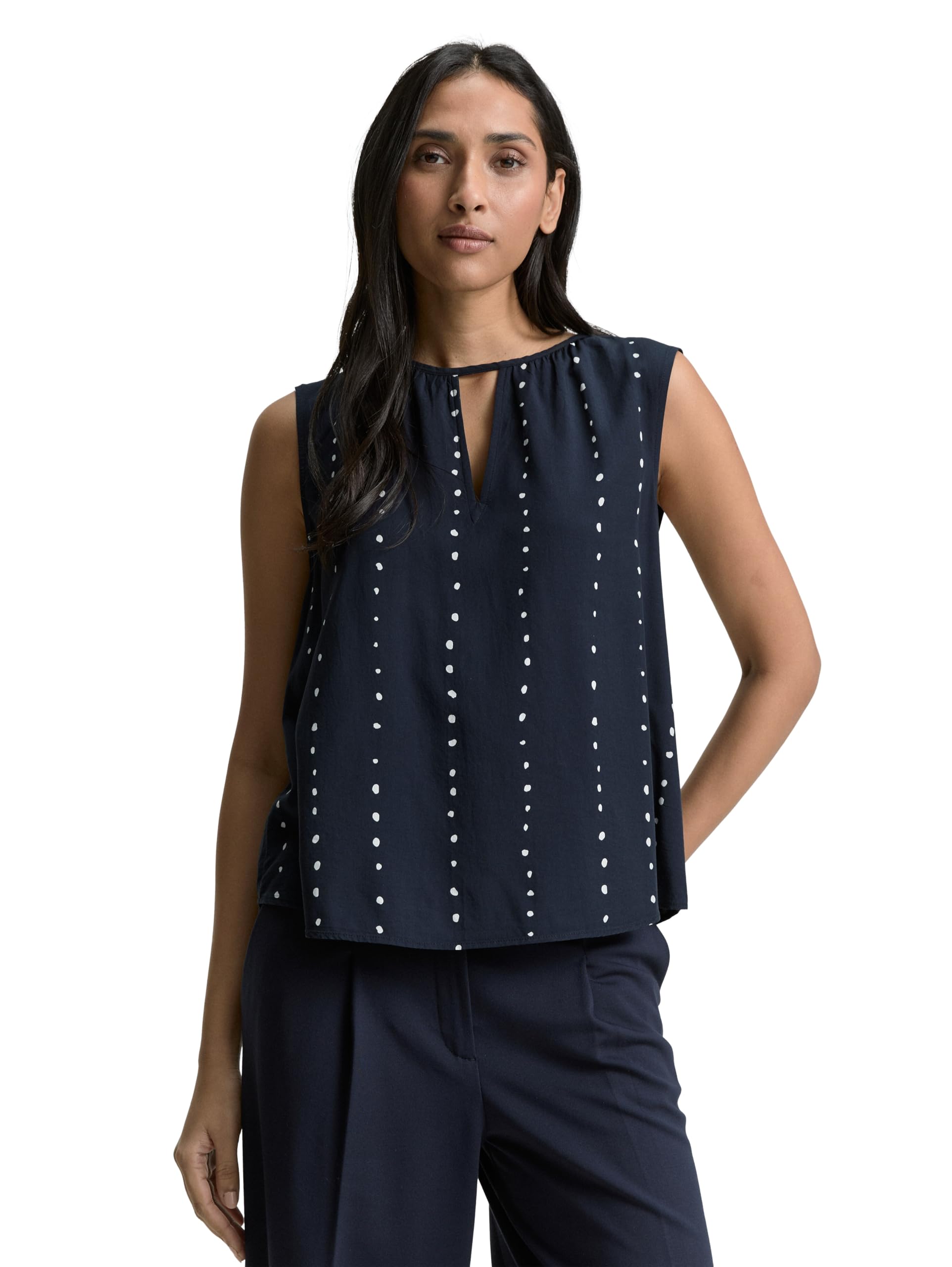 Tom Tailor Damen Blusentop mit Muster