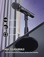 Vista 7 de FIFINE - Micrófono dinámico USB/XLR para grabación de podcast, juego de micrófono de mano de estudio con soporte de escritorio para voz, voz en off