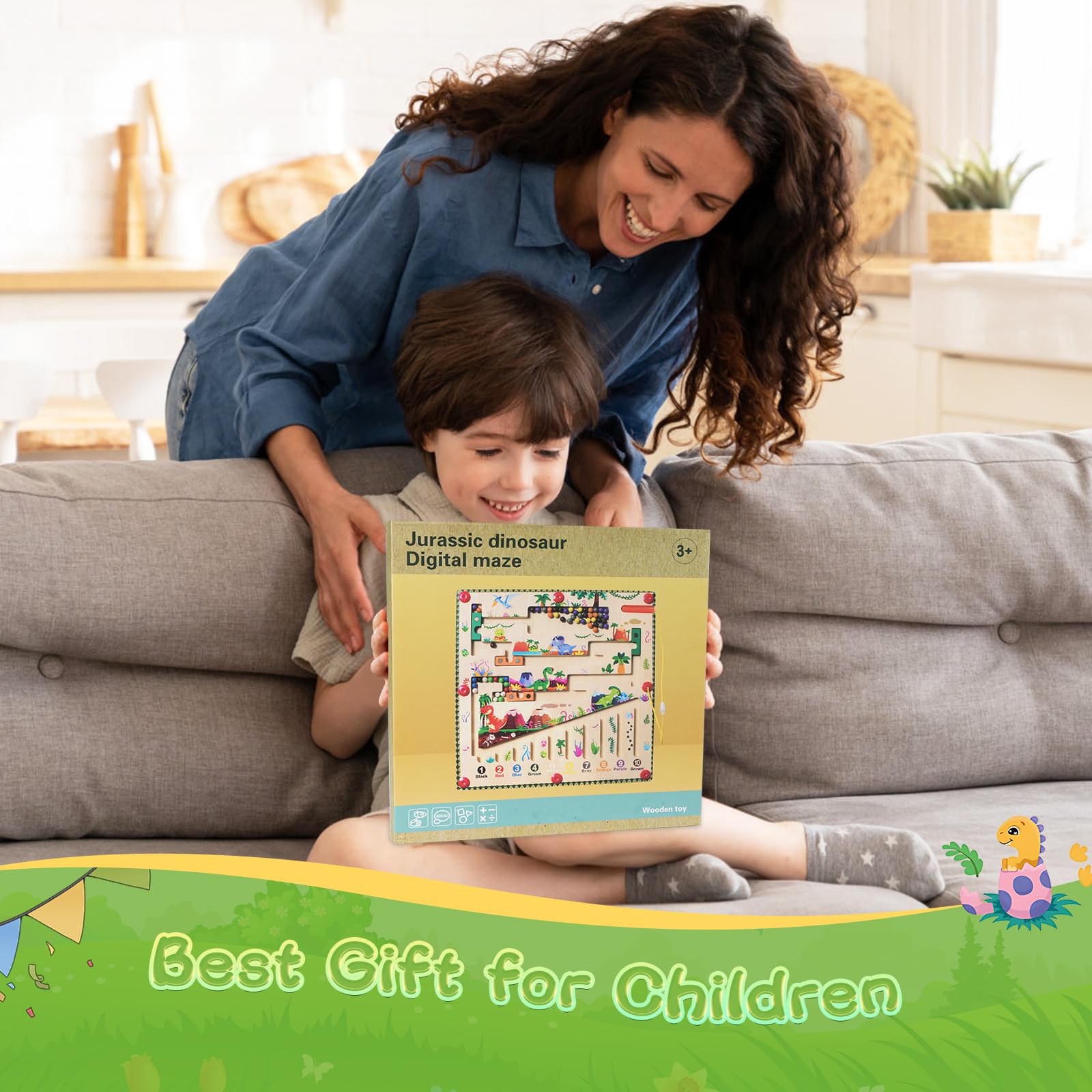 Serntscoy Jeux Magnétique Labyrinthe à Partir de 2, 3, 4, 5, 6 Ans, Montessori Jouet de Motricité, Jeu de Tri, MagnéTique, Couleurs et Chiffres, en Bois, Jouet pour Enfants, Cadeaux d'anniversaire Serntscoy Jeux Magnétique Labyrinthe à Partir de 2, 3, 4, 5, 6 Ans, Montessori Jouet de Motricité, Jeu de Tri, MagnéTique, Couleurs et Chiffres, en Bois, Jouet pour Enfants, Cadeaux d'anniversaire