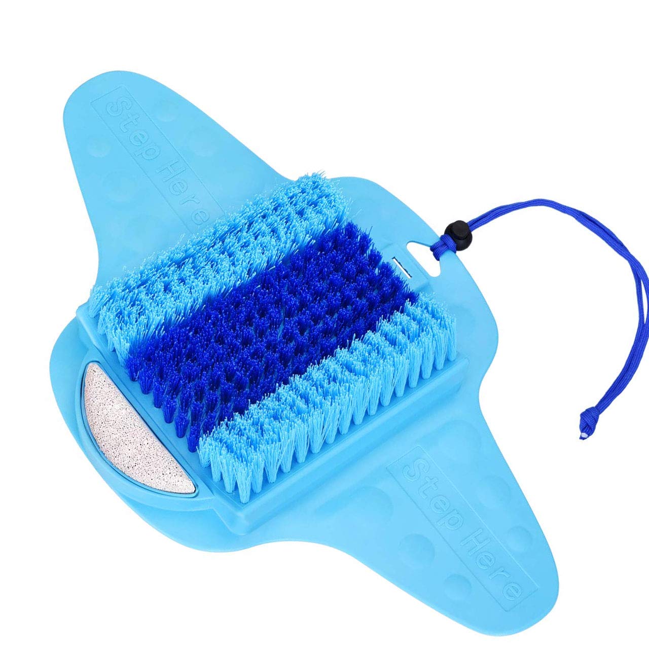 Shower Foot Scrubber with Pumice Stone,Feet Cleaner with
