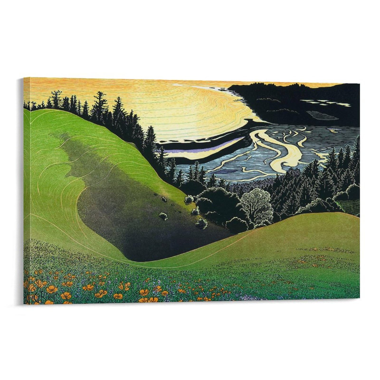 XILENY Tom Killion Artist Poster (24) Canvas Art Poster And Wall Art Picture Print Modern Family Bedroom Decor Posters 12x18inch(30x45cm)