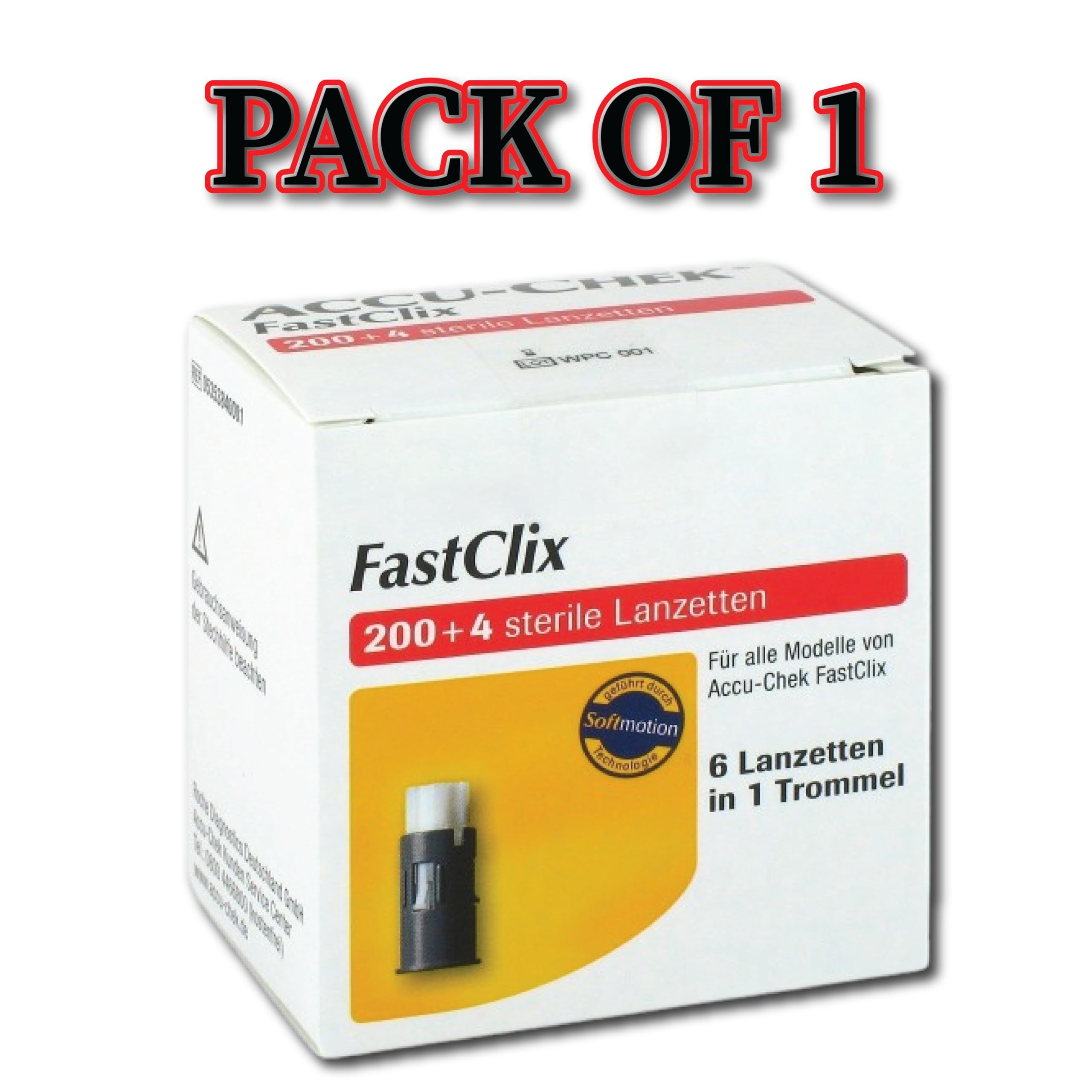 FastClix Lancette Sterili - 204 unità - Per il monitoraggio della glicemia