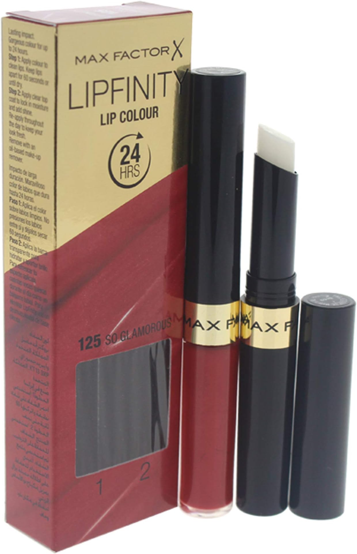 Lipfinity - # 125 So Glamorous by Max Factor for Women - 4.2 g Lip Stick