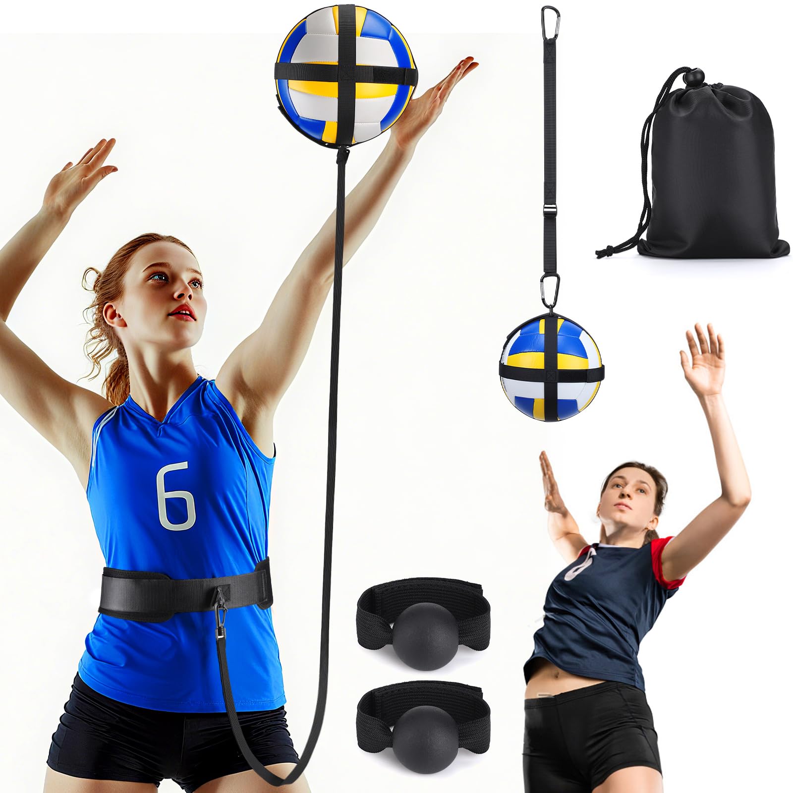 Snapklik.com : Two Training Style Volleyball Serve & Spike Trainer Kit ...