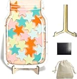 Reward Jar Stars,Magnetic Reward Jar for Classroom-Personalized Pastel Stars Jar Reward System Classroom Reward Jar for Students Boys Girls Classroom Kids