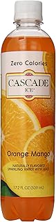 Cascade Ice Sparkling Water, Orange Mango, 17.2 Ounce (Pack of 12)