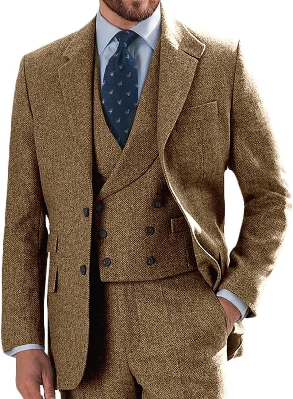 Tweed Suits for Men Piece Herringbone Tweed Suits Nigeria Ubuy