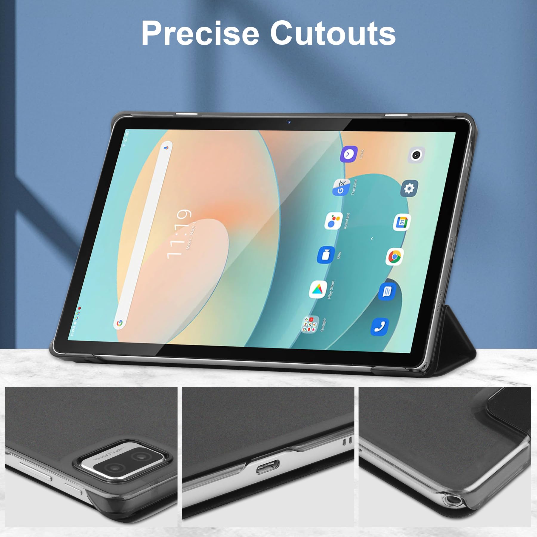 Custodia Portafoglio SHIEID Per Blackview BV5200 | Pelle PU Blu Con Supporto E Slot Carte | Cover Flip Magnetica