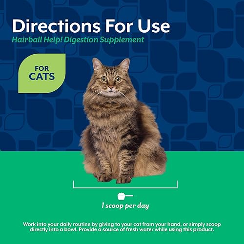 Vista 13 de NaturVet Suplemento de vitamina y ayuda digestiva para gatos – Suplemento de salud de mascotas para bolas de pelo de gatos, soporte del sistema