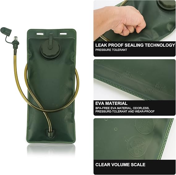 Mardingtop 35L Tactical Backpack with Rain Cover + 2.5L Hydration Bladder