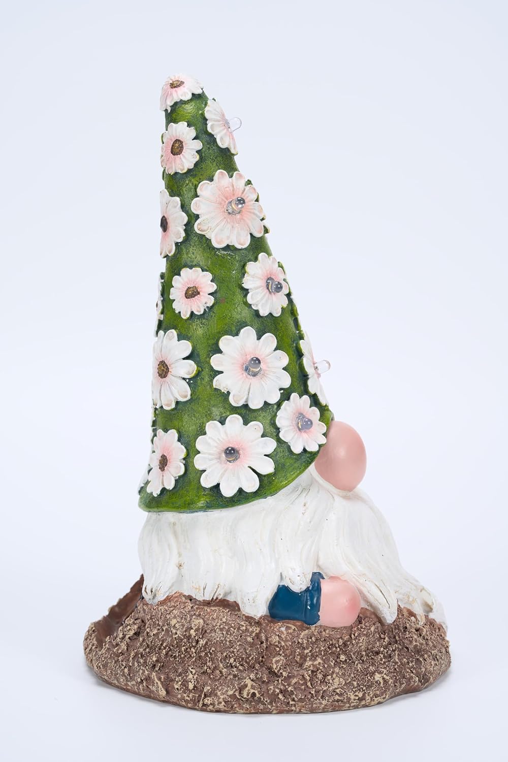 Garden Gnome Solar Light Outdoor Statue, Decorative Lawn Ornament for Patio, Balcony, Yard, Housewarming Gift - Image 5