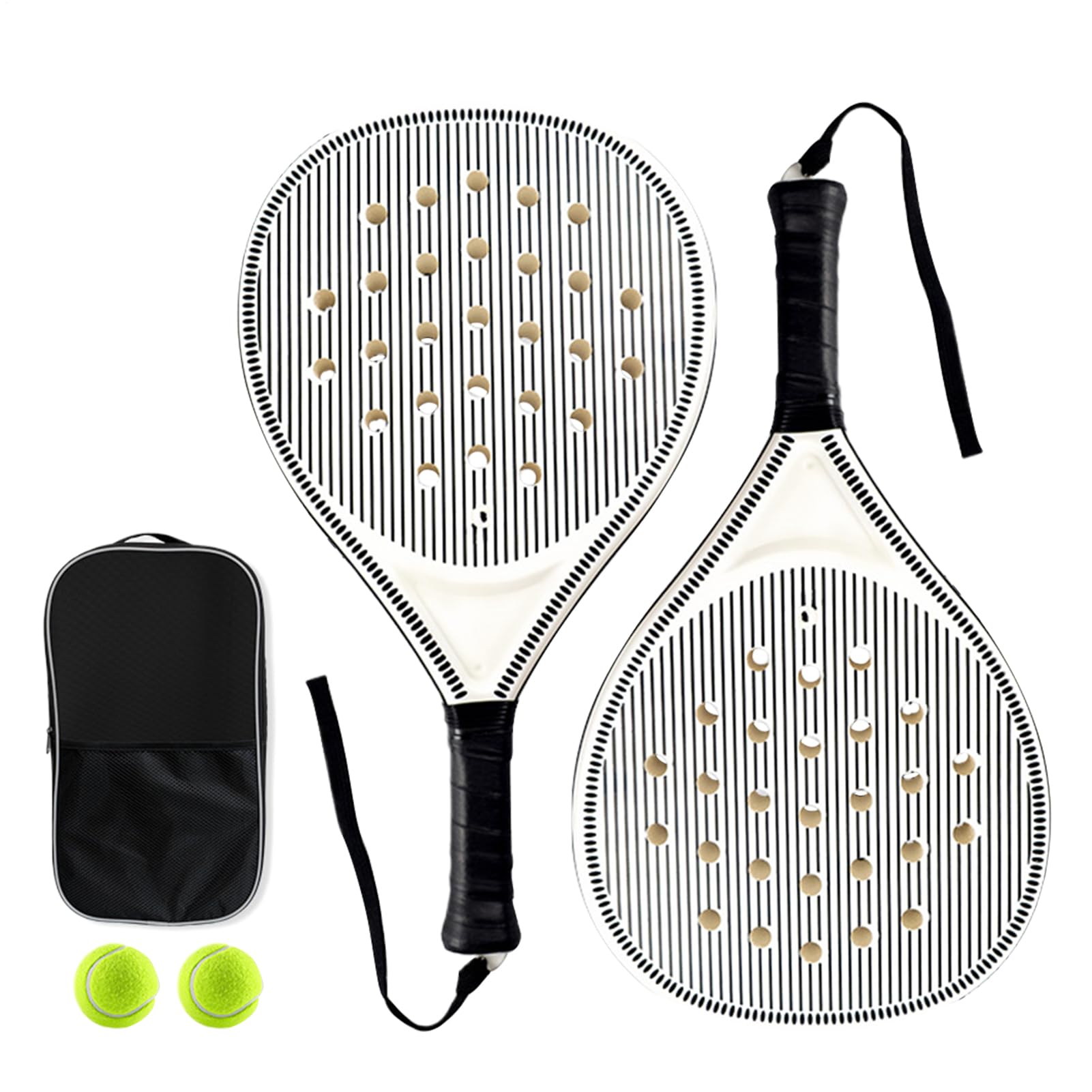 Paddel -Tennisschläger, Tennis -Paddel, Tennis -Paddelschläger, Optimierte Luftstromlöcher leichte Schläger für Kinder Junior Children Sport Training Travel Outdoor -Aktivitäten