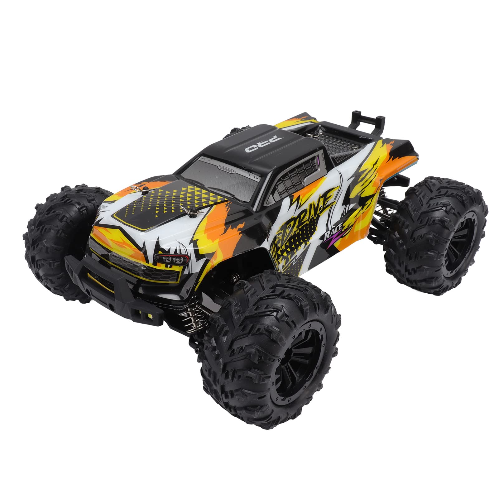 RC samochód terenowy, pilot zdalnego sterowania 35A ESC 2.4G bezstopniowa zmiana prędkości ze śrubami dla ponad 14 dla rozrywki (pomarańczowy)