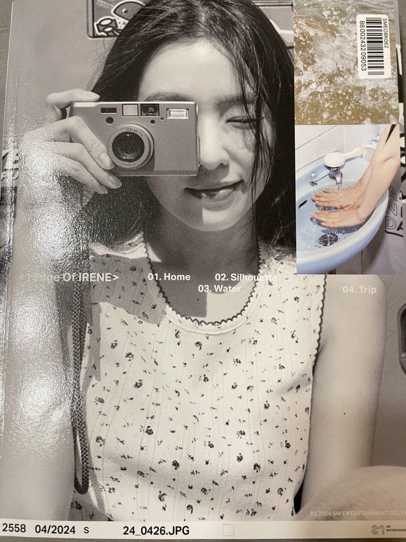 Red Velvet 1page of IRENE アイリーン 写真集 トレカ Red Velvet IRENE 写真展 1 Page OF IRENE トレカ UNBOXING RED