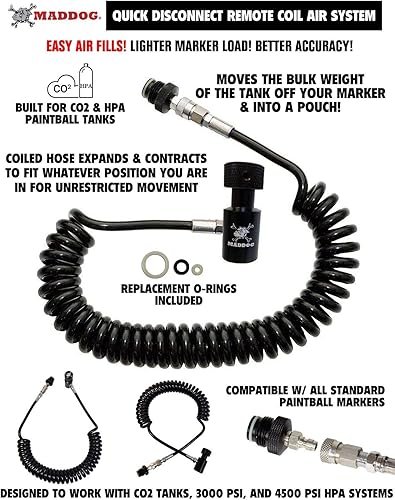 Miniatura 5 de Maddog Tippmann Stormer Corporal - Paquete de iniciación para pistola de paintball