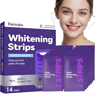 Whitening Strips Lila, 14 Stück gegen Verfärbungen