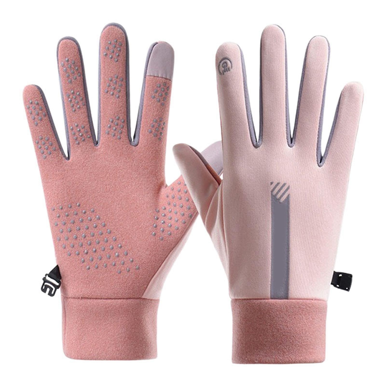 Lightweight Winter Gloves for Men Women Touchscreen Thermal Glove Non-Slip Elastic Cuff Gloves Warm Running Glove