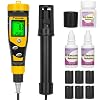 UIUZMAR Dissolved Oxygen Test Aquarium, Temp and Dissolved Oxygen Meters with Calibration Accessories and Membrane Cap for Fish tank, Dissolved Oxygen Meter for Water with ATC for Aquarium, Koi pond