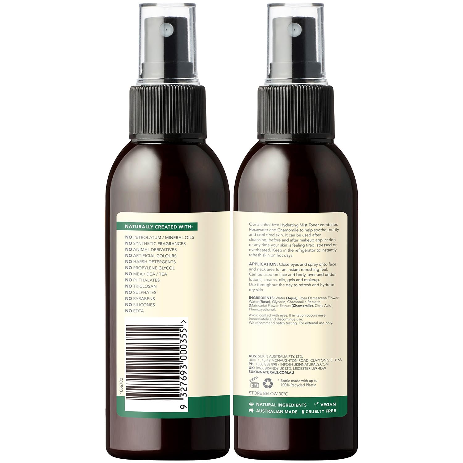 Amazon.com : Sukin Original Hydrating Toner, Face Mist