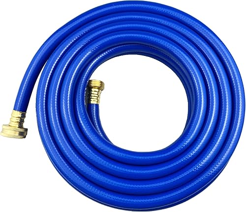 Miniatura 47 de Manguera de jardín de PVC de 1/2 pulgada, manguera de agua flexible con accesorios macho y hembra, sin fugas, resistente, para uso doméstico, al