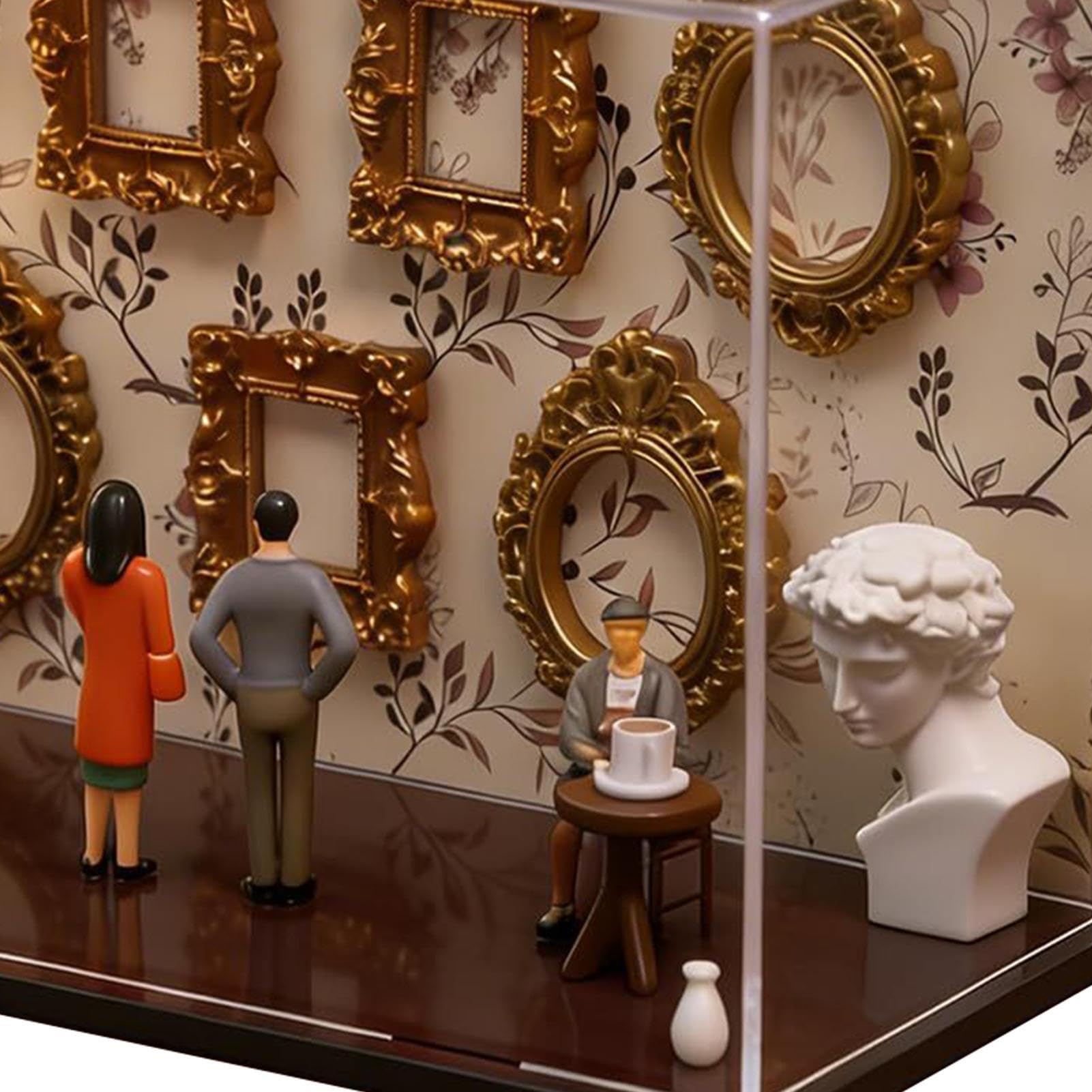 Miniaturowe Ramki Na Zdjęcia Artystyczne Miniaturowe Rzeźby Do Dekoracji | Mini Ramka Do Samodzielnego Wyświetlania Zdjęć Zrób To Sam Do Domu Na Stół Ścianę I Projekty Jubilerskie