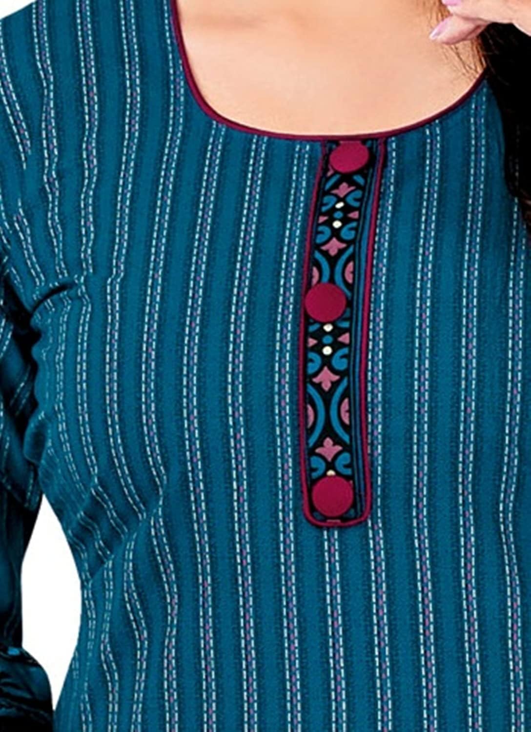 Miraan Women's Cotton Printed Readymade Salwar Suit
