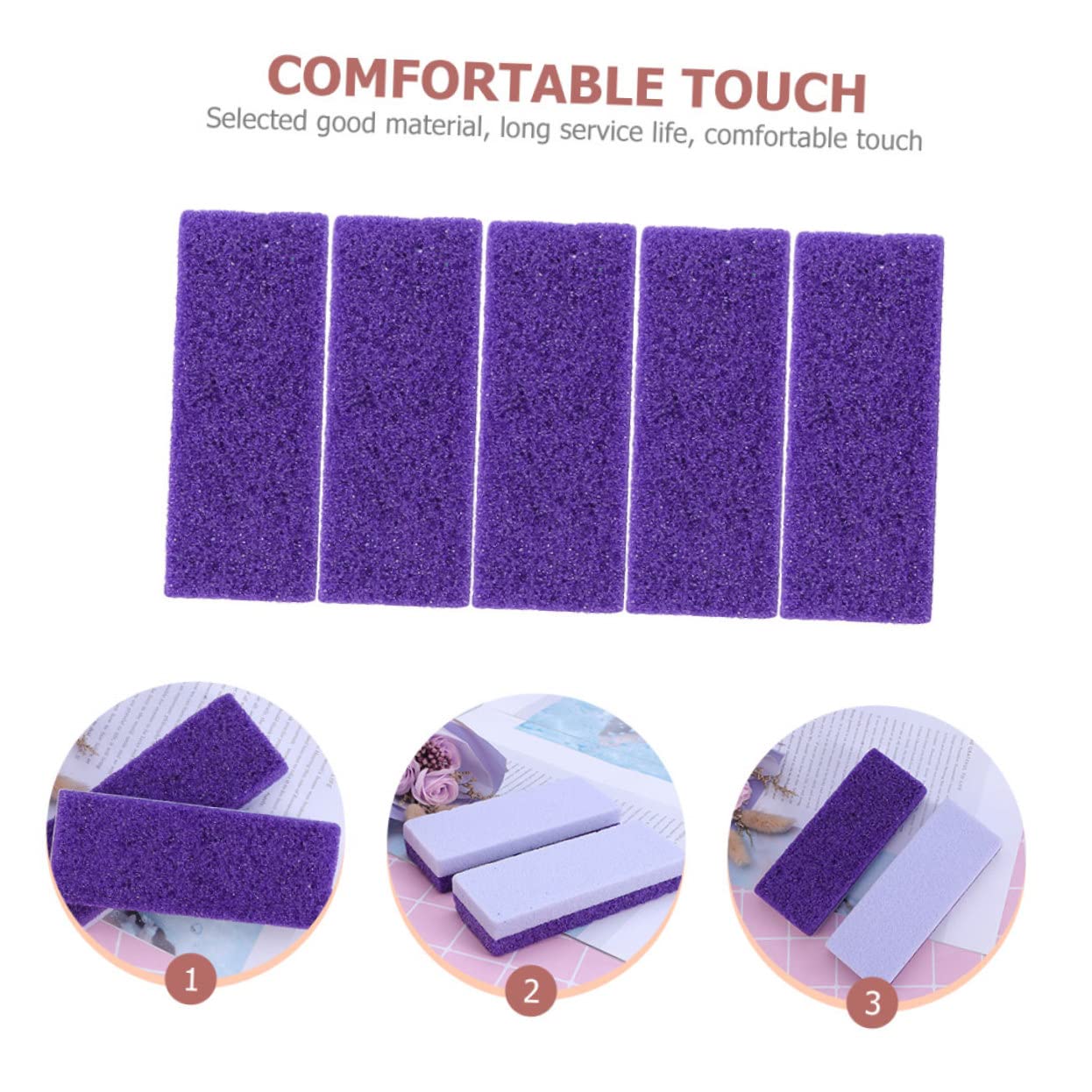 FRCOLOR 5sets Fuß Datei Bimsstein Grob Fuß Wäscher Entferner Fuß Dateien Für Füße Pediküre Werkzeug 5 Stücke * 5