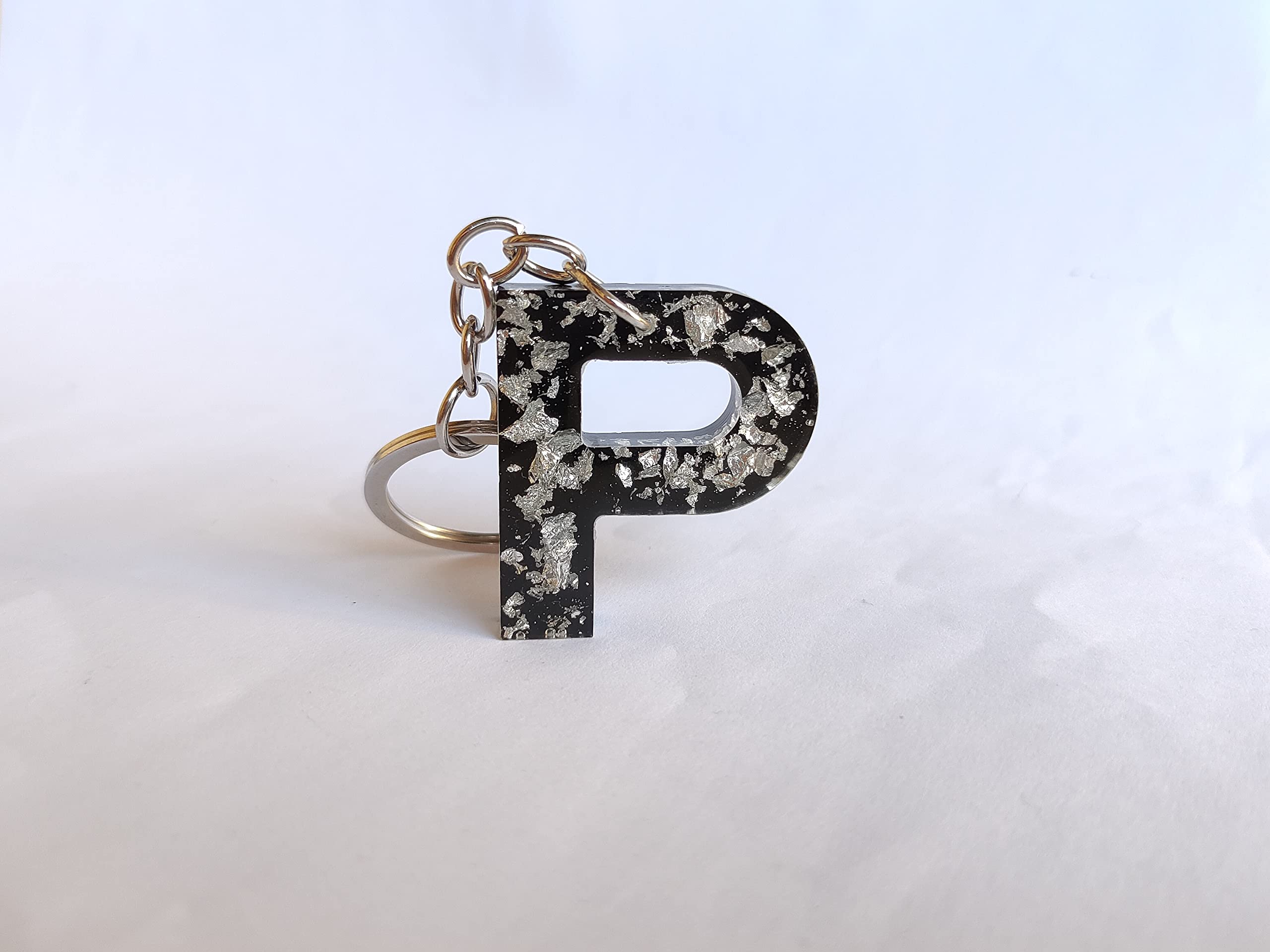 AK CRAFTHUB Resin Alphabet Handmade Keychains-picture-39