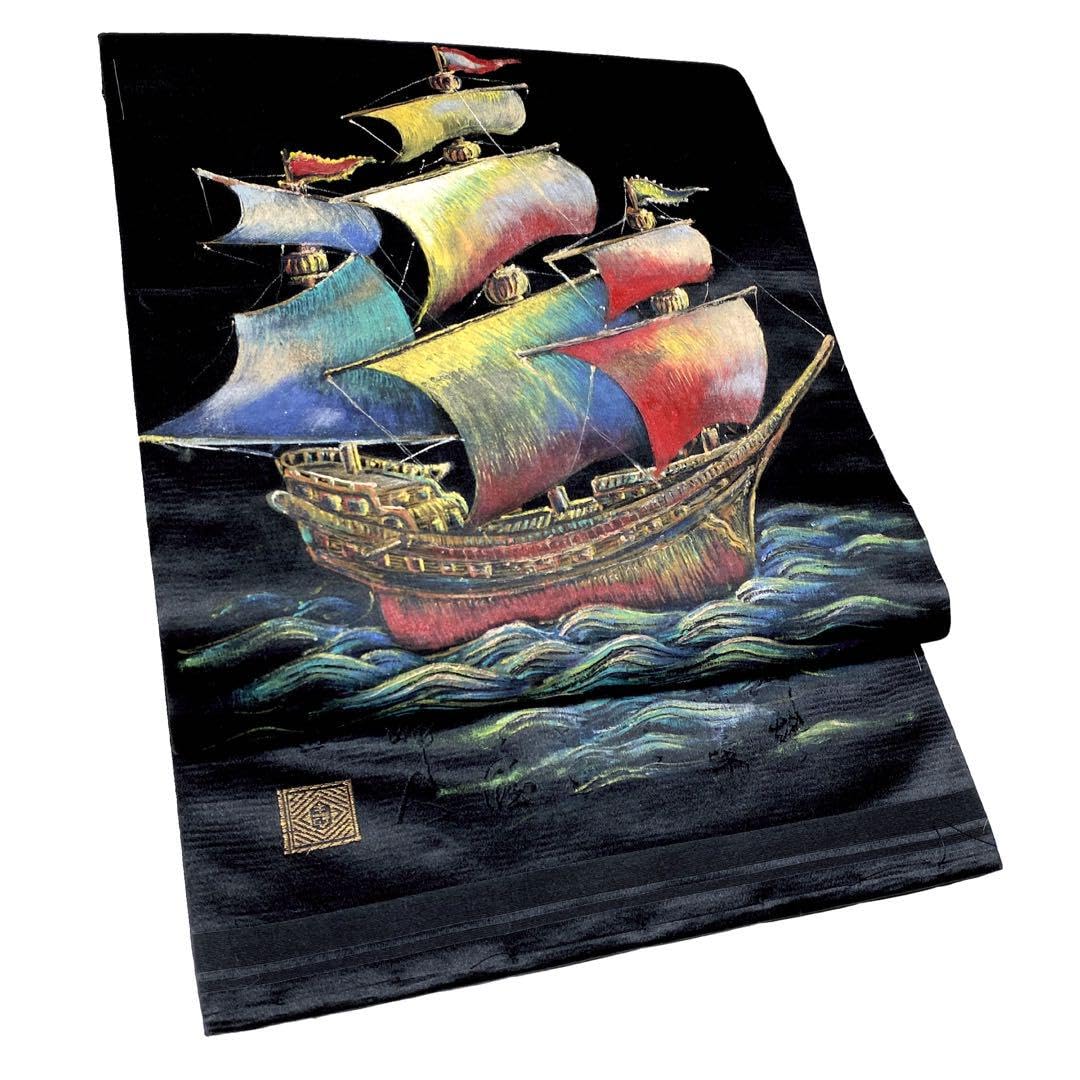 Amazon.co.jp: ¨̮⃝ 可愛い アンティーク 名古屋帯 ペンテ antique obi 