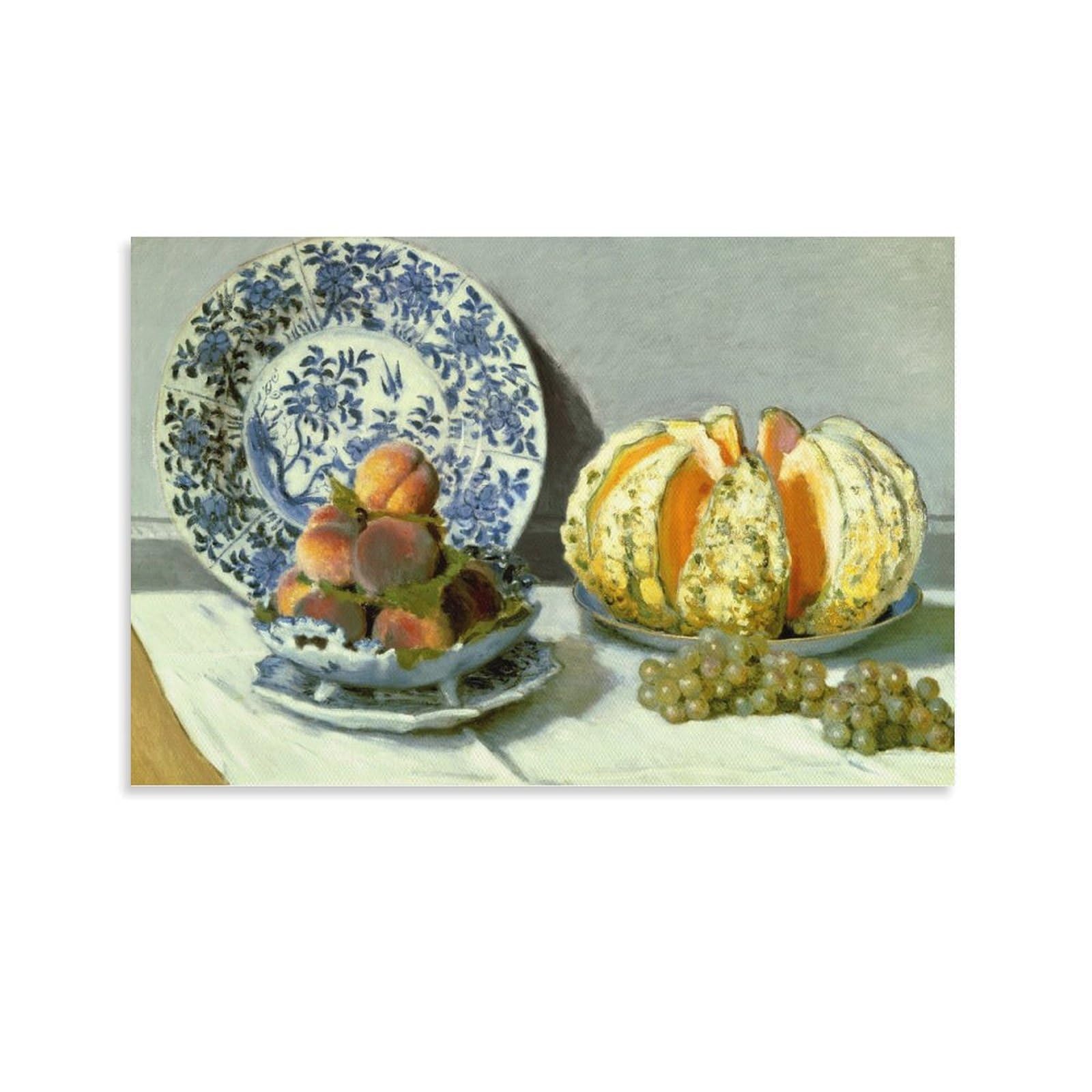 Still Life, 1872 by Claude Monet Wall Art Prints Poster Artworks Canvas Poster Wall Art Prints Home Modern Decor 12x18inch(30x45cm)