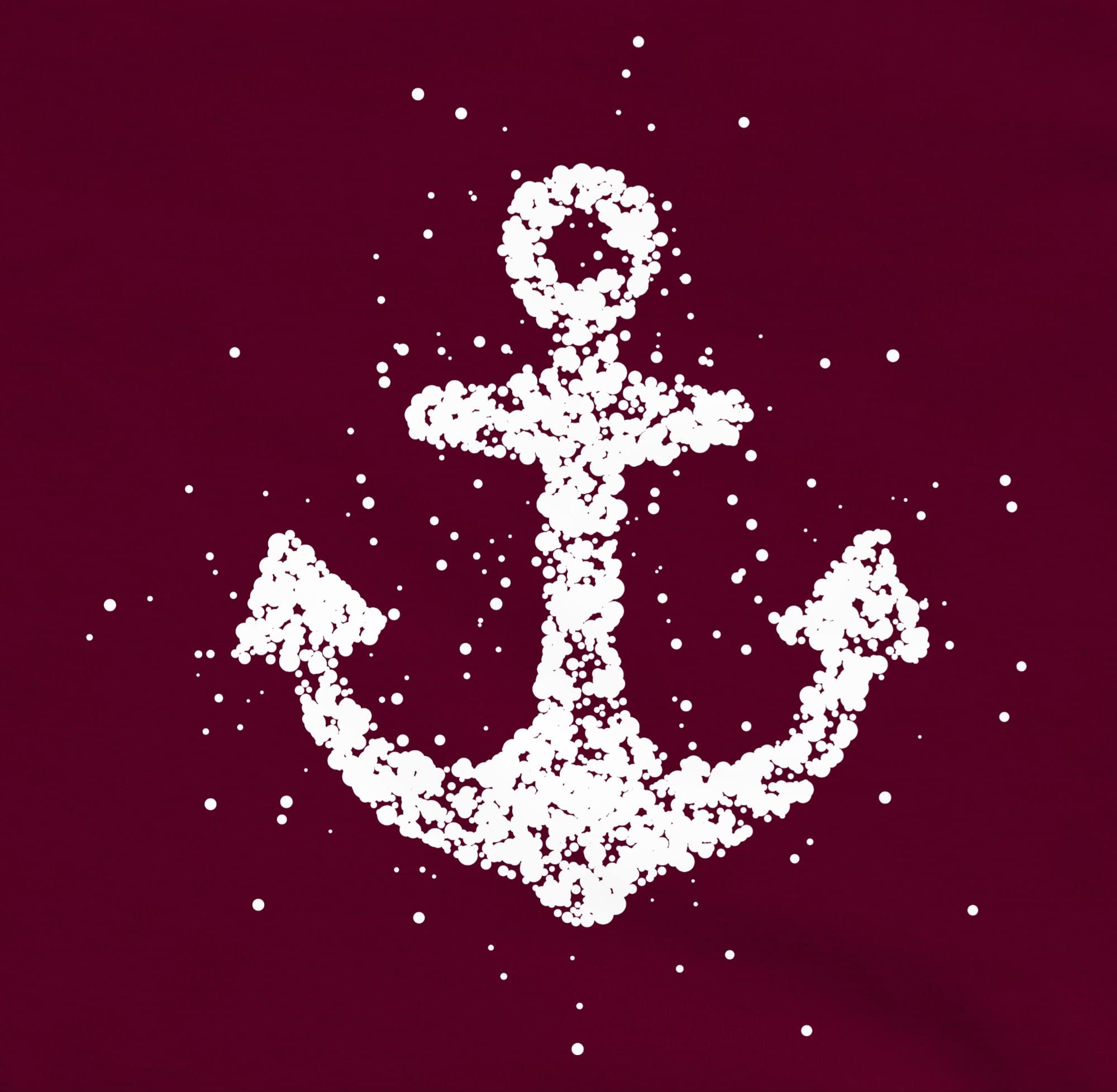 Shirtracer - Pullover Damen Hoodie Frauen - Kunst - Anker Matrosen Nordsee Maritime Ostsee Ankerliebe