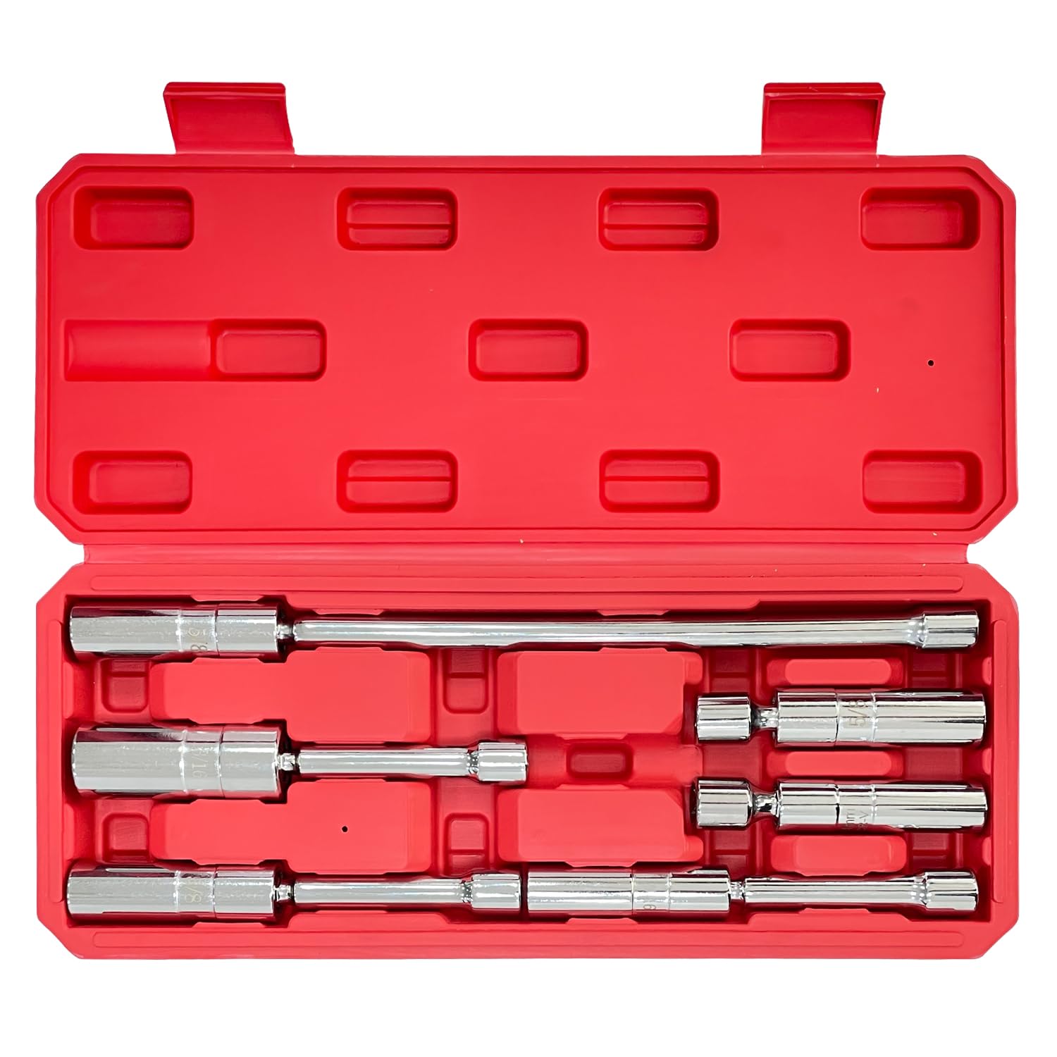 Lot de 6 bougies d'allumage magnétiques pivotantes de 3/8", comprend des bougies d'allumage à paroi mince de 9/16", 5/8", 13/16", 14 mm, à paroi mince avec 12 points, CR-V