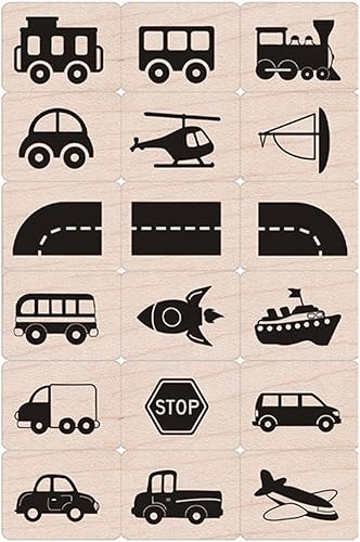 Miniatura 3 de Hero Arts LL917 Juegos de madera, sellos para estudiantes