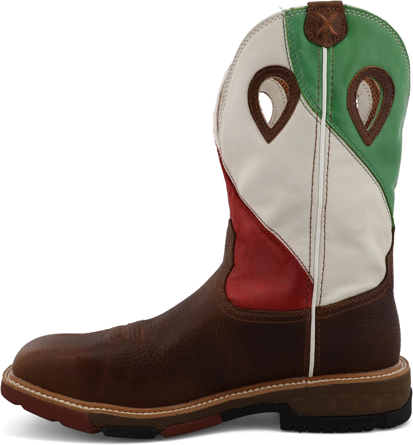 Twisted X Men's 4" Wedge Sole Boot, Moc Toe