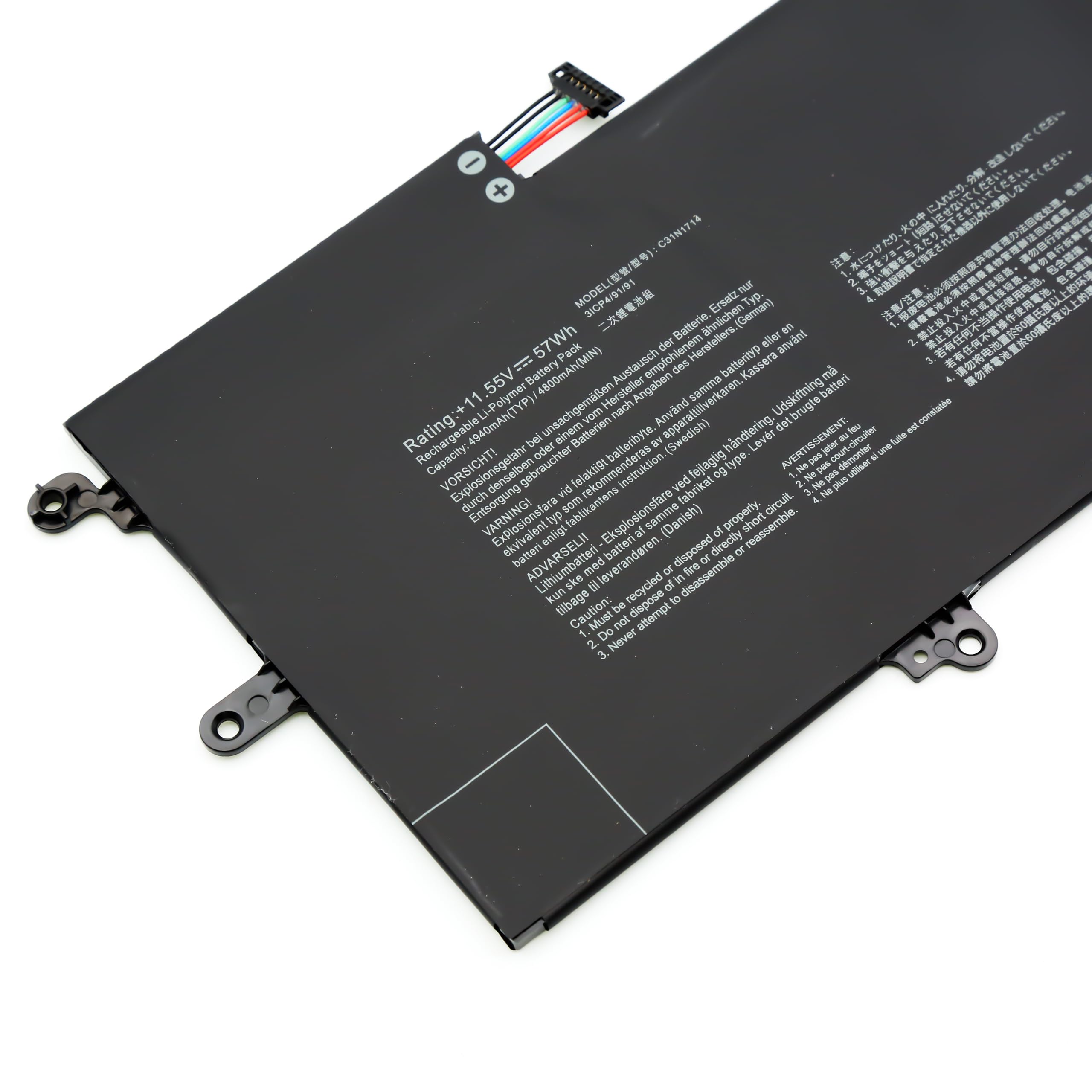 BLESYS C41N1804 Laptop Akku für ASUS Zenbook Pro 14 UX450 UX450F UX450FD, UX480F UX480FD 15,4V 70Wh BLESYS C41N1804 Laptop Akku für ASUS Zenbook Pro 14 UX450 UX450F UX450FD, UX480F UX480FD 15,4V 70Wh