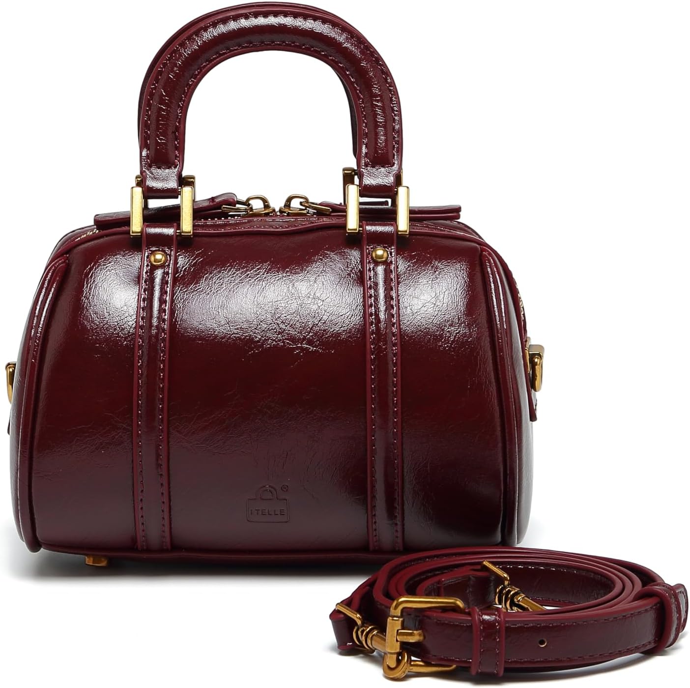 Women's handbag Boston bucket bag single shoulder top handle bag Fashion designer crossbody bag crossbody bag