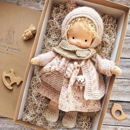 Yostyle Birthday Gift of Waldorf Handmade Doll(13.38x9.44x3.54 inches) (I)