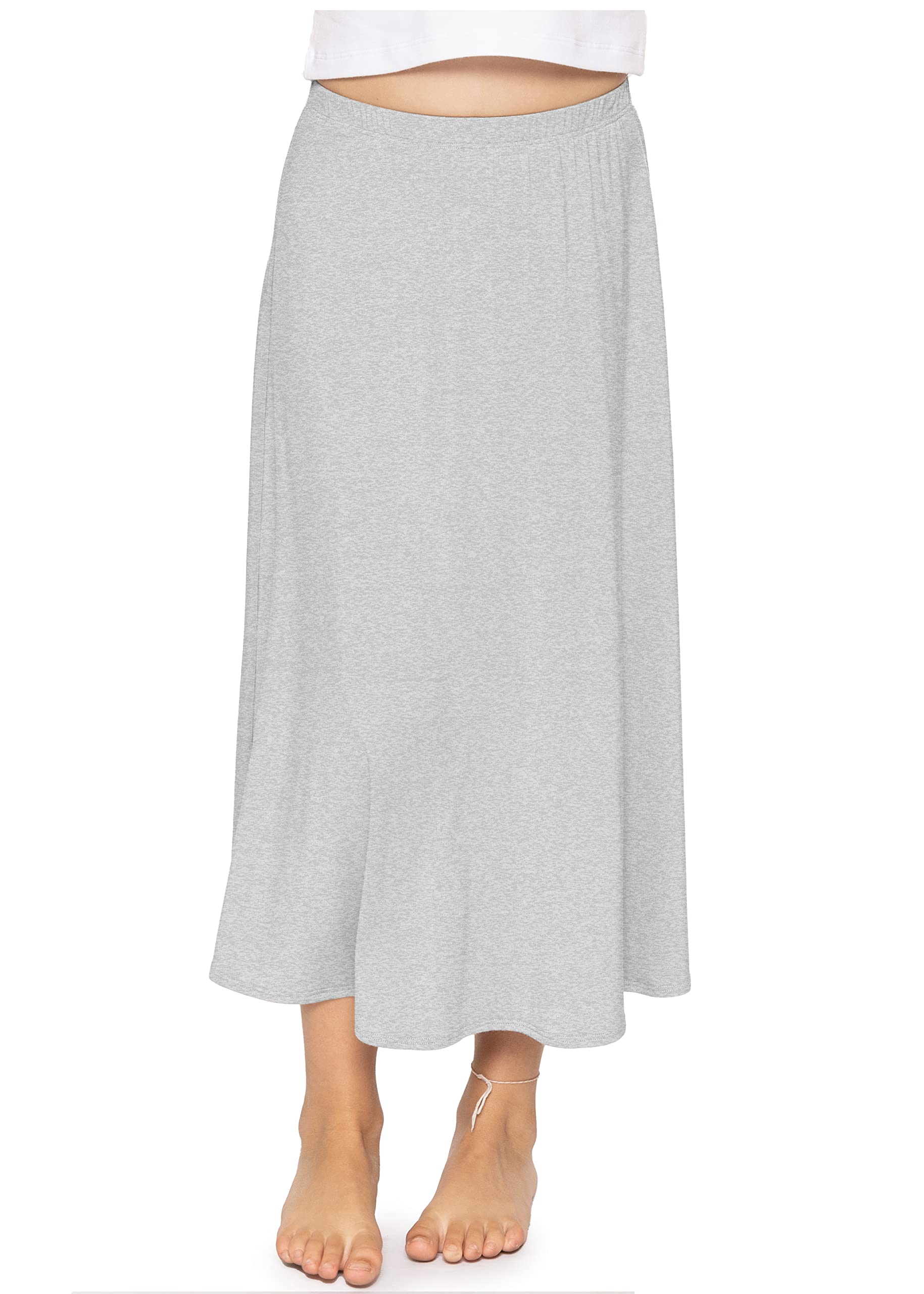 STRETCH IS COMFORT Girls Skirts Flowy A Line Knee Length and Ankle Length