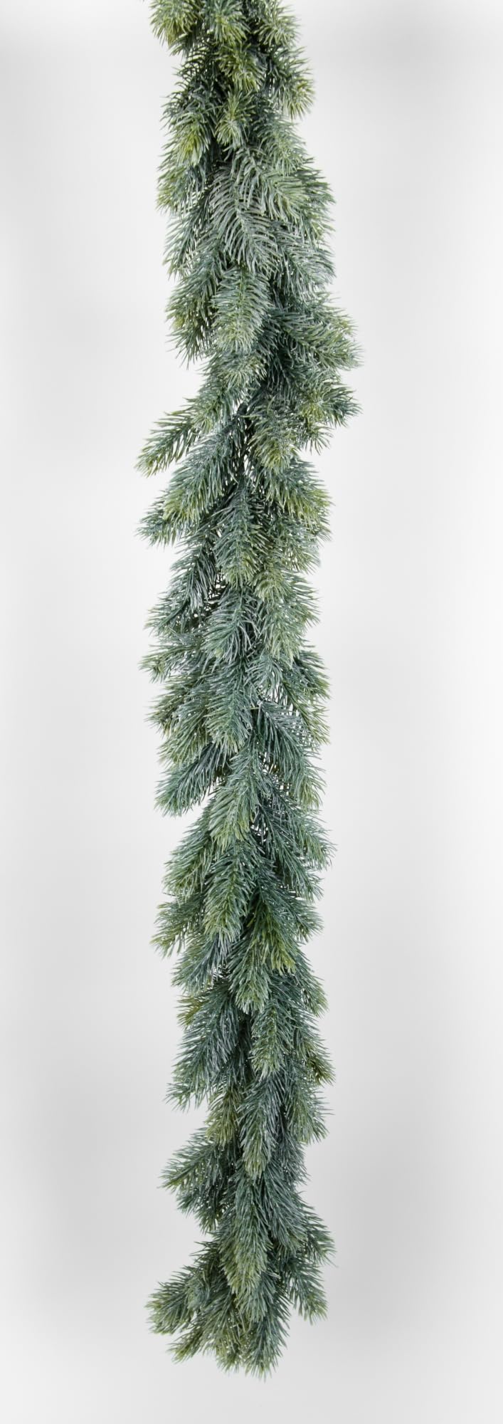 Künstliche Tannengirlande rund 170cm Double Schneeoptik DP Kunststanne Kunststoff Spritzguss-Verfahren 100% PE künstliche Tanne
