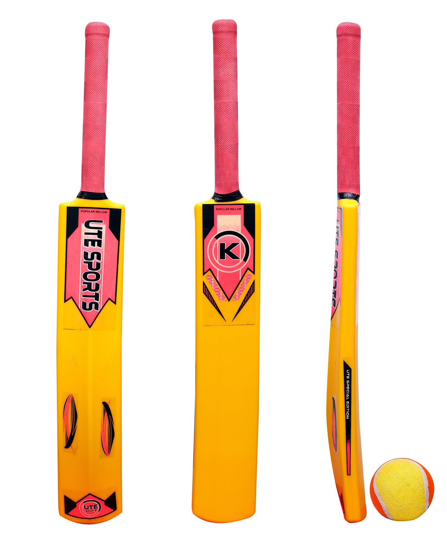 UTE 3 No. Size Hard PVC Plastic Bat for 4-8 Years Kids PVC/Plastic Cricket Bat (Size-1) (B0CLJSZV52) Amazon Price History, Amazon Price Tracker