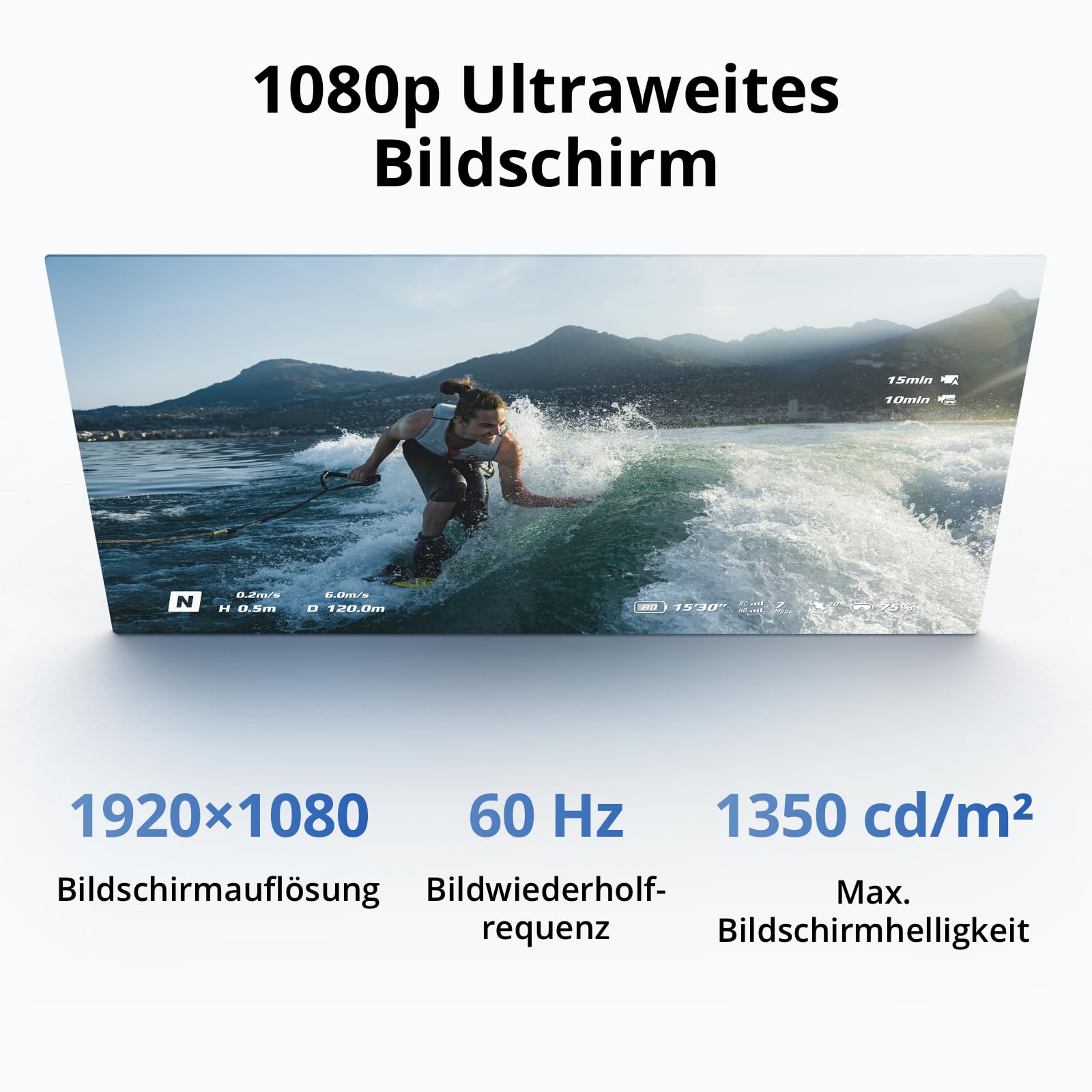 DJI Goggles N3, FPV Goggles mit 1080p ultrabreitem Bildschirm, Immersives Flugerlebnis, FPV Goggles für Drohnen, Wireless Streaming, Goggles für Drohnen, Einsatzbereites Kit, AR Cursor